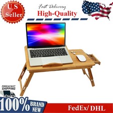 Bamboo Laptop Desk Adjustable