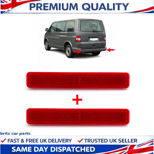 Rear bumper reflector red - reflector,