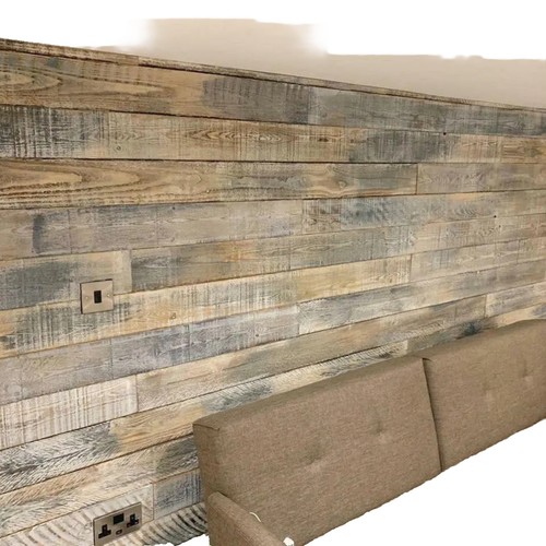 Reclaimed pallet wood wall - reclaimed,