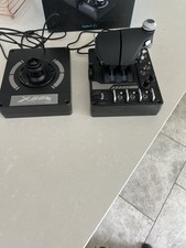 Logitech G Saitek X56 HOTAS MISSING JOYSTICK includes the base and box is tatty 