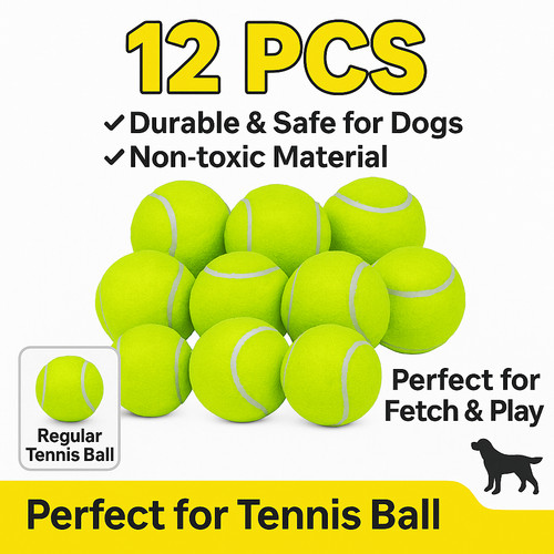 Pcs dog tennis balls fetch - dog,