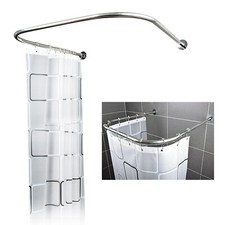 New Shower Curtain Rail Rod U