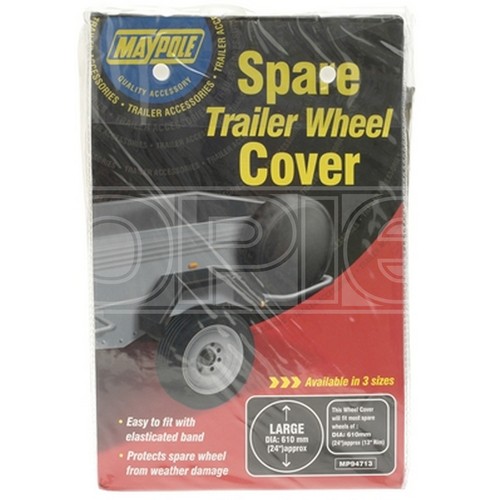 Trailer spare wheel cover for - spare,