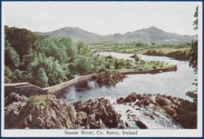 Irish Postcard Sneem River Kerry Ireland