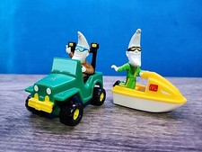 McDonald's Vintage 1988 Mac Tonight Moon Man Figures 1 Jet Ski & 1 Jeep