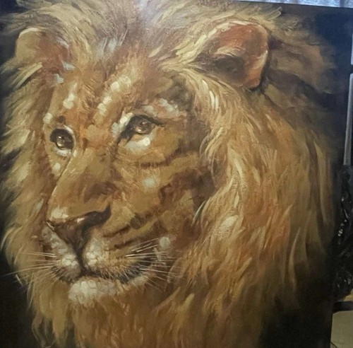 Lion painting - painting,