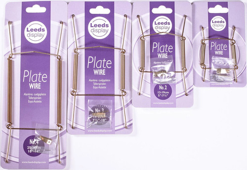 Wire plate hangers brass - hangers,