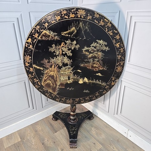 Antique tilt top table - tilt,