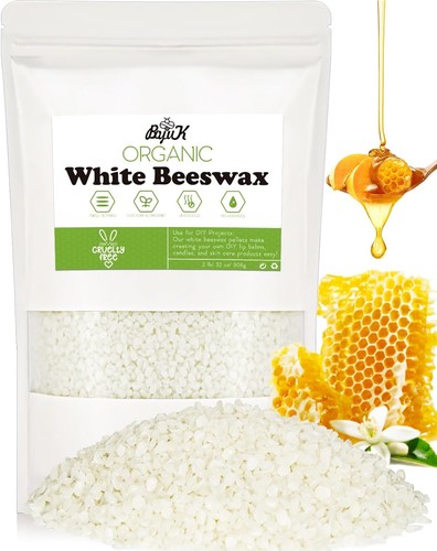 White beeswax pellets - white, pellets,
