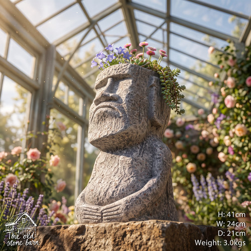 Easter island head - head, planter