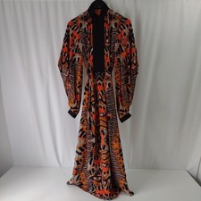 Amanda Wakeley Moth Print Midi Dress - UK Size 8