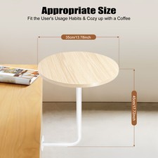 L-Type Coffee Table Cocktail Drink Table Wall Mounted Bar Table Counter Table US