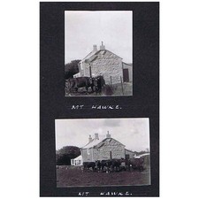 TRURO Farmhouse at Mount Hawke - 2x Vintage Photographs c1950