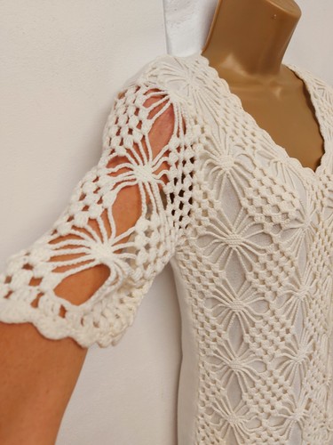 Damart ladies cotton crochet - ladies,