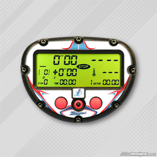 Zanardi style gel sticker for - style,