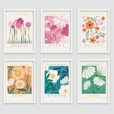 Flower Market Water Colour