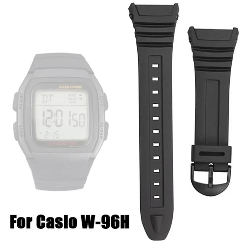 Watch strap flexible black - watch,