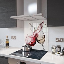 Glass Splashbacks Red and White Wine Glass and Accessories - By Premier Range