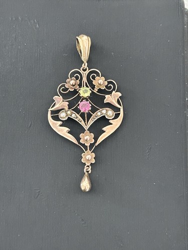 9ct gold antique suffragette - gold,
