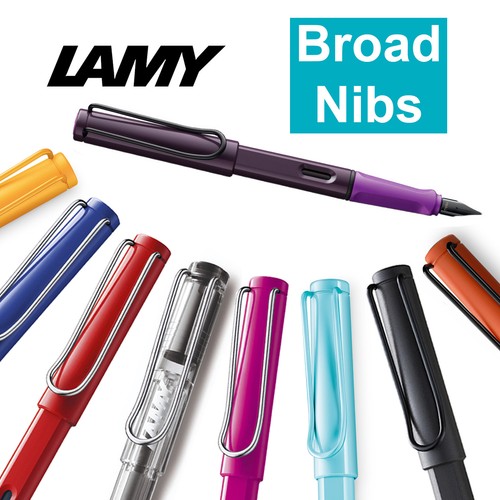 Lamy fountain pen safari - pen, broad