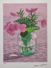 David Hockney Signed - Flowers