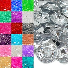 Diamante Scatter Crystals 19 COLOURS 6mm Gems Wedding Table Confetti Craft x 550