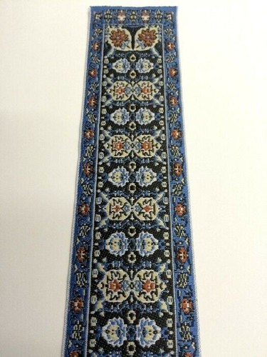 Turkish stair carpet blue - turkish,