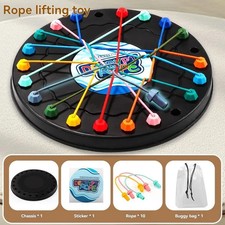 Brainy Knots Rope Untangling Table Game Challenge Logic Puzzle Board Toy Gift