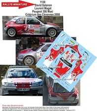 DECALS 1/43 REF 1130 PEUGEOT