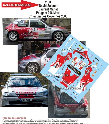Decals ref 1130 peugeot - decals,