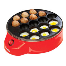 Electric Takoyaki Maker Fried Quail Egg Maker Nonstick Grill Pan IMARFLEX IF-441