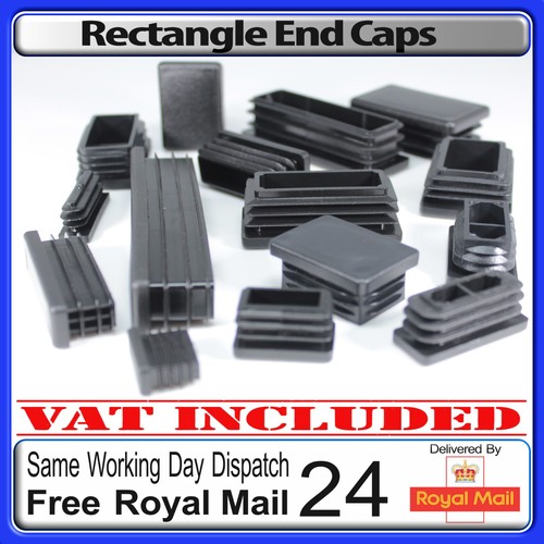 Rectangular plastic end caps - end,