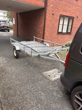 trailer for sale single axle unbraked galvanised trailer used