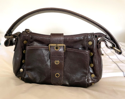 Coccinelle brown leather small