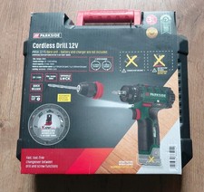 PARKSIDE CORDLESS DRILL 12V  - QUICK CHANGE DRILL HEAD NO BATTERY NO CHARGER NEW