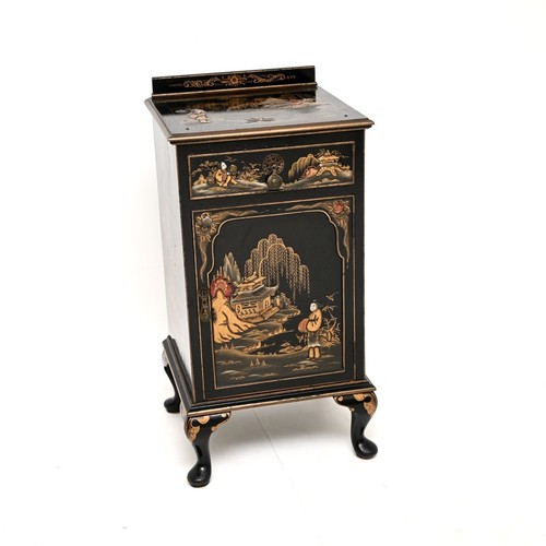 Antique lacquered chinoiserie - antique,