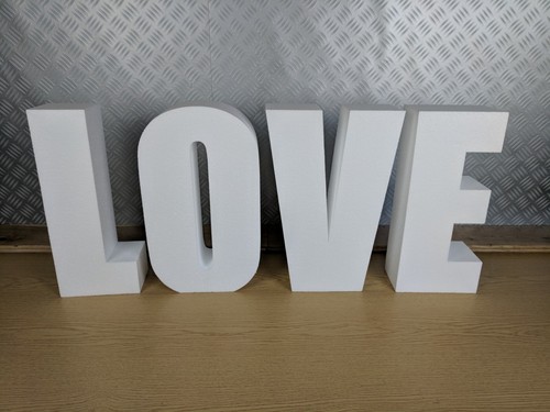 400mm tall love letters - 400mm,