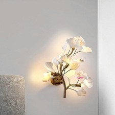 Nordic Ginkgo Leaf Wall Lamp Minimalist 3-Color Light Scounc Bedroom Living Room