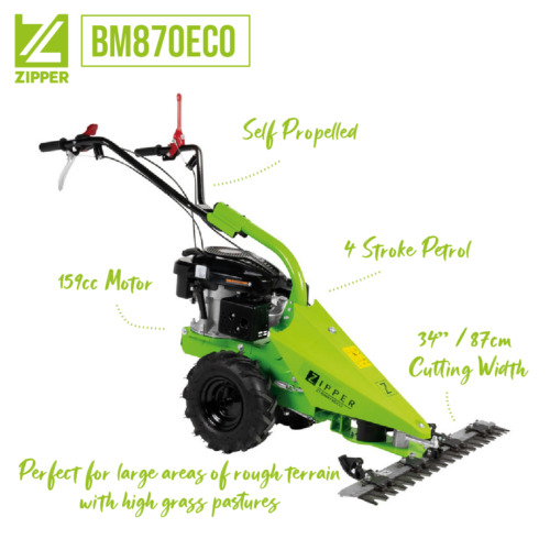 Zipper bm870eco brush mower - zi-bm870eco,