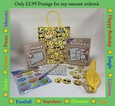 SMILEY FACE Pre Filled Party Bags - Ready Made Birthday Gift Fillers Favours