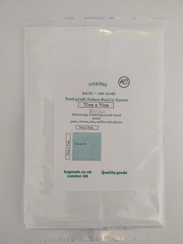 Muslin cloth straining jam - straining,