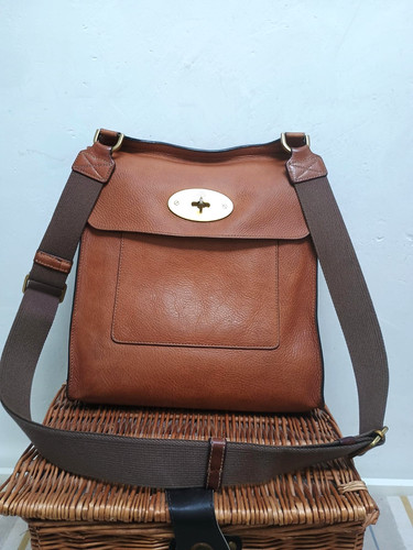 Mulberry brown pebbled leather - mulberry,