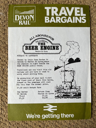 Devon rail beer engine - rail,, pub