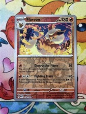 Pokemon - Flareon - Reverse Holo - Rare - 136/165 - S & V: 151 - NM