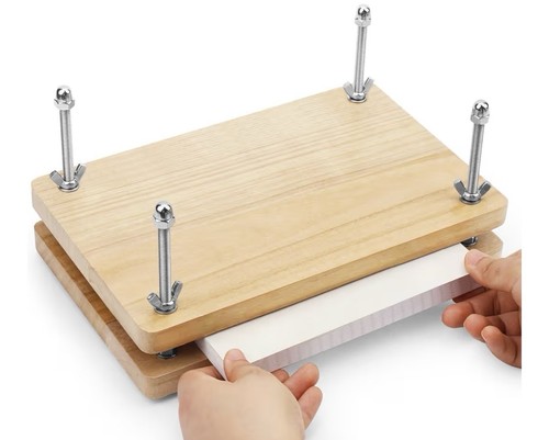 Book press wood - press,