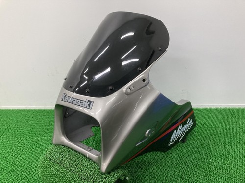 Gpz900r upper cowl - cowl, silver