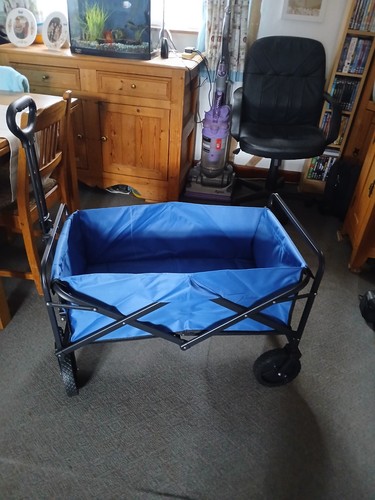 Folding camping trolley - folding,