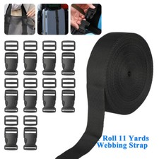 1Inch Black Nylon Webbing