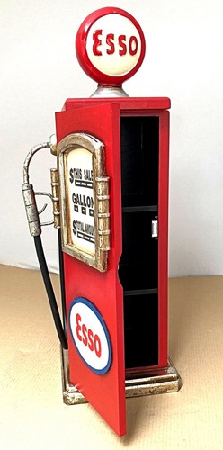 Retro petrol pump esso cabinet - pump,