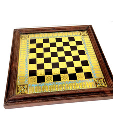 Vintage Large Glass Top Chess